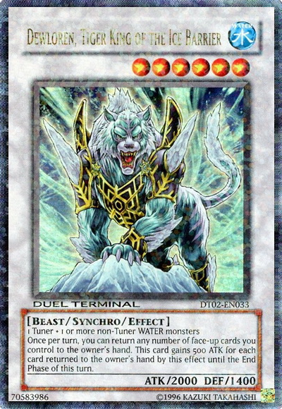 Dewloren, Tiger King of the Ice Barrier [DT02-EN033] Ultra Rare | Black Swamp Games