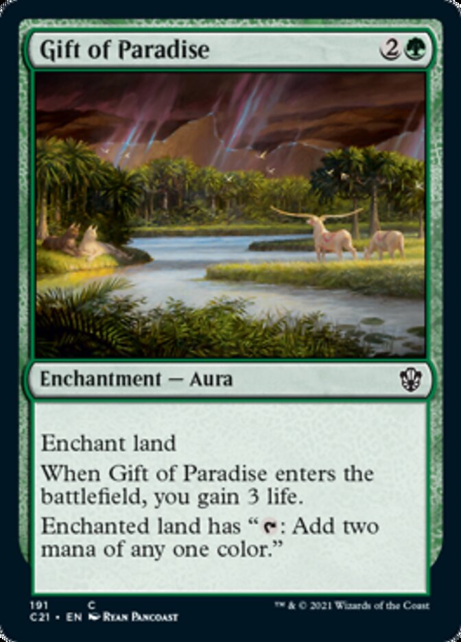Gift of Paradise [Commander 2021] | Black Swamp Games