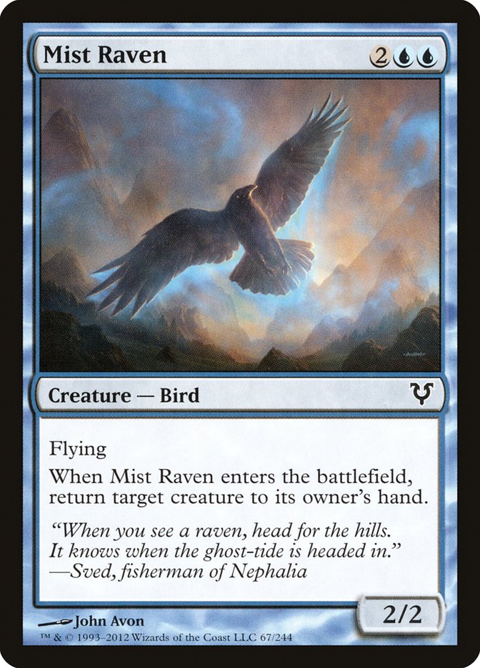 Mist Raven [Avacyn Restored] | Black Swamp Games