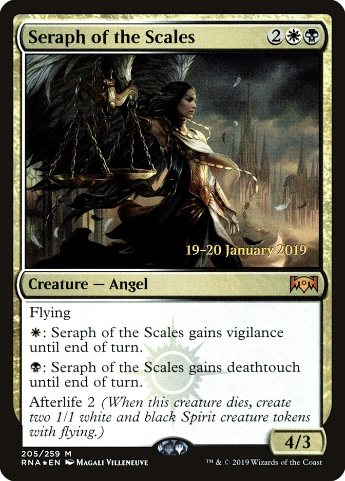 Seraph of the Scales [Ravnica Allegiance Prerelease Promos] | Black Swamp Games