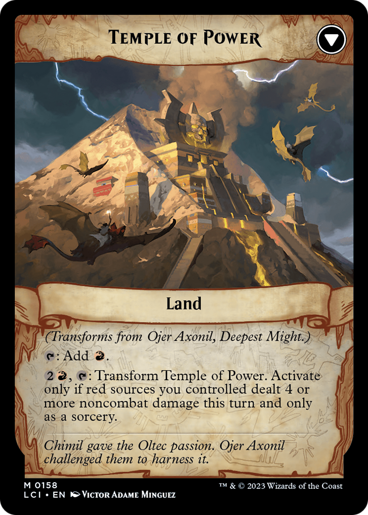 Ojer Axonil, Deepest Might // Temple of Power [The Lost Caverns of Ixalan] | Black Swamp Games