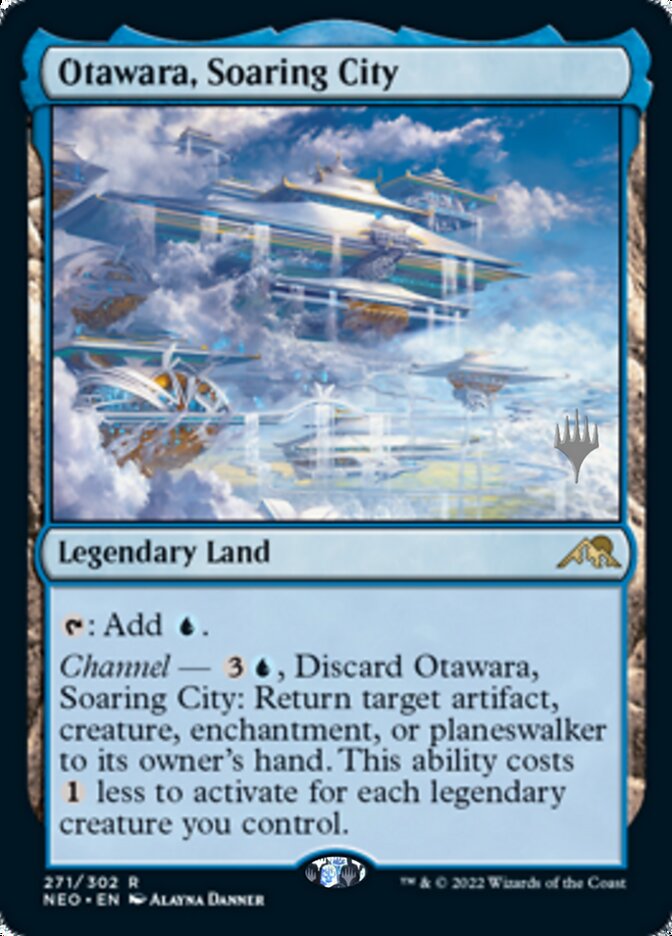 Otawara, Soaring City (Promo Pack) [Kamigawa: Neon Dynasty Promos] | Black Swamp Games