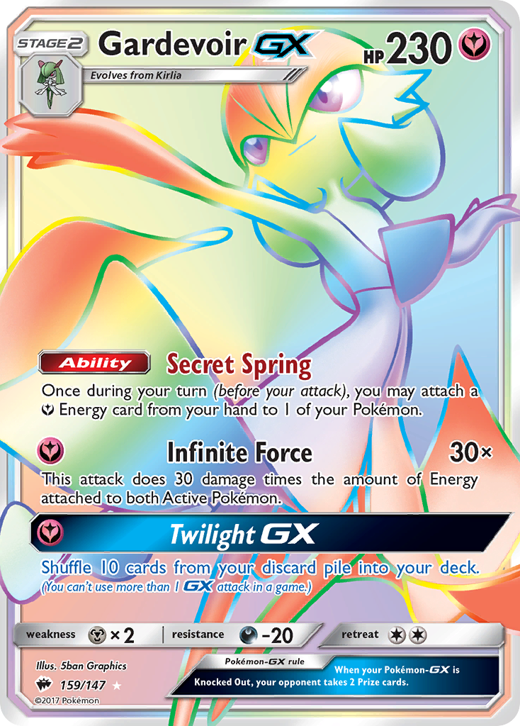 Gardevoir GX (159/147) [Sun & Moon: Burning Shadows] | Black Swamp Games