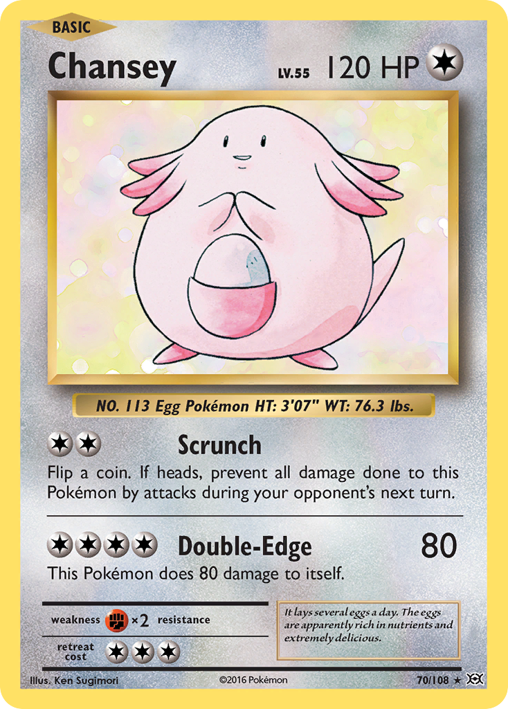 Chansey (70/108) [XY: Evolutions] | Black Swamp Games