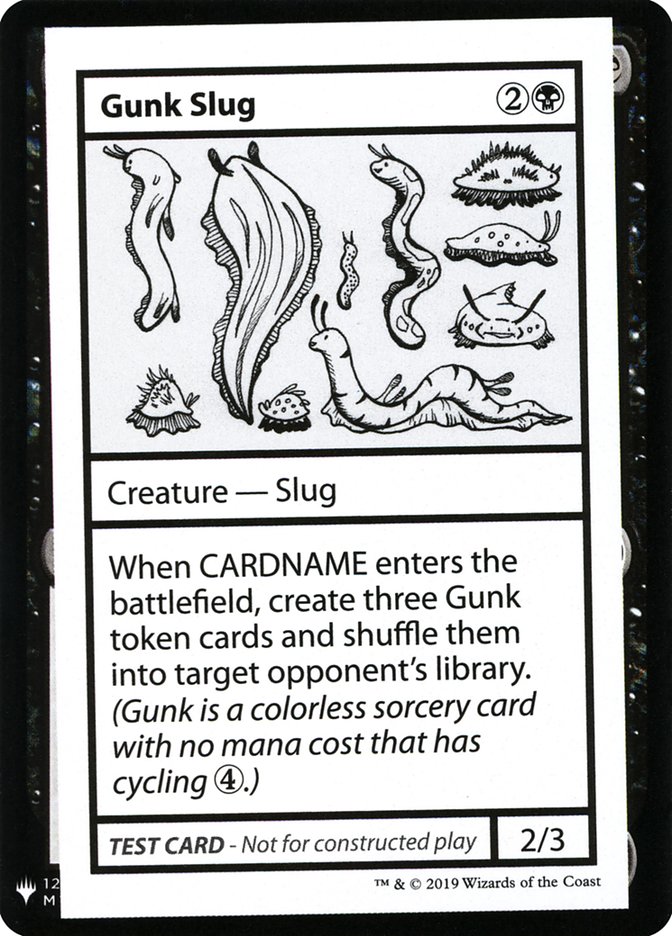 Gunk Slug [Mystery Booster Playtest Cards] | Black Swamp Games