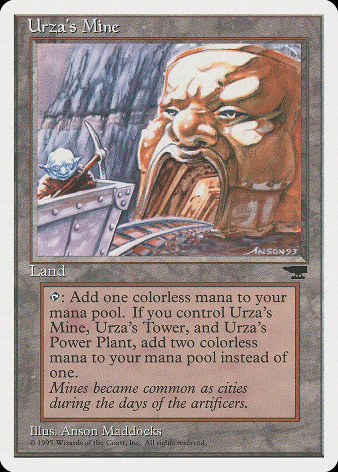 Urza's Mine (Mine Cart Entering Mouth) [Chronicles] | Black Swamp Games