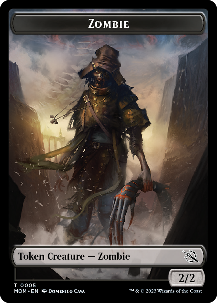 Zombie Token [March of the Machine Tokens] | Black Swamp Games