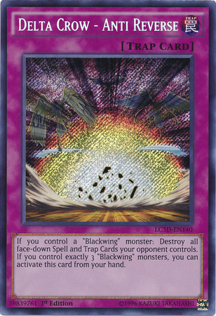 Delta Crow - Anti Reverse [LC5D-EN140] Secret Rare | Black Swamp Games
