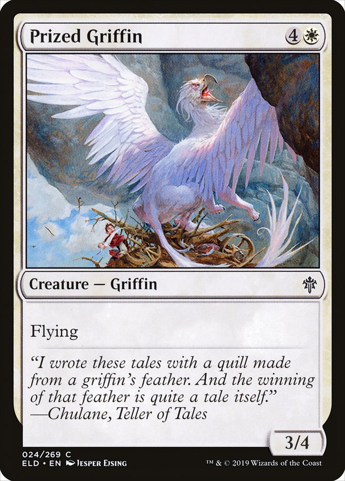 Prized Griffin [Throne of Eldraine] | Black Swamp Games