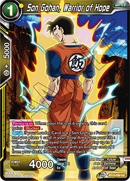 Son Gohan, Warrior of Hope (Uncommon) [BT13-099] | Black Swamp Games