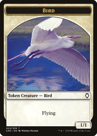 Bird Token [Commander Anthology Volume II Tokens] | Black Swamp Games