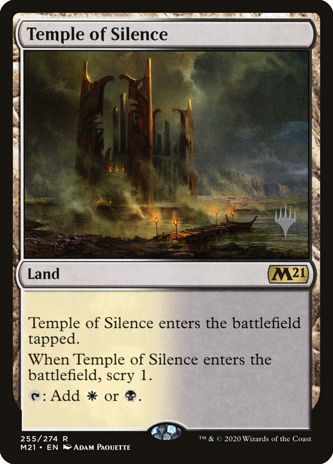 Temple of Silence (Promo Pack) [Core Set 2021 Promos] | Black Swamp Games