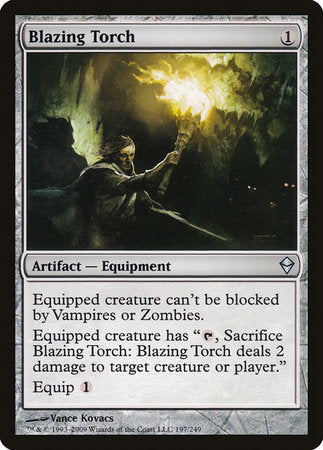 Blazing Torch [Zendikar] | Black Swamp Games