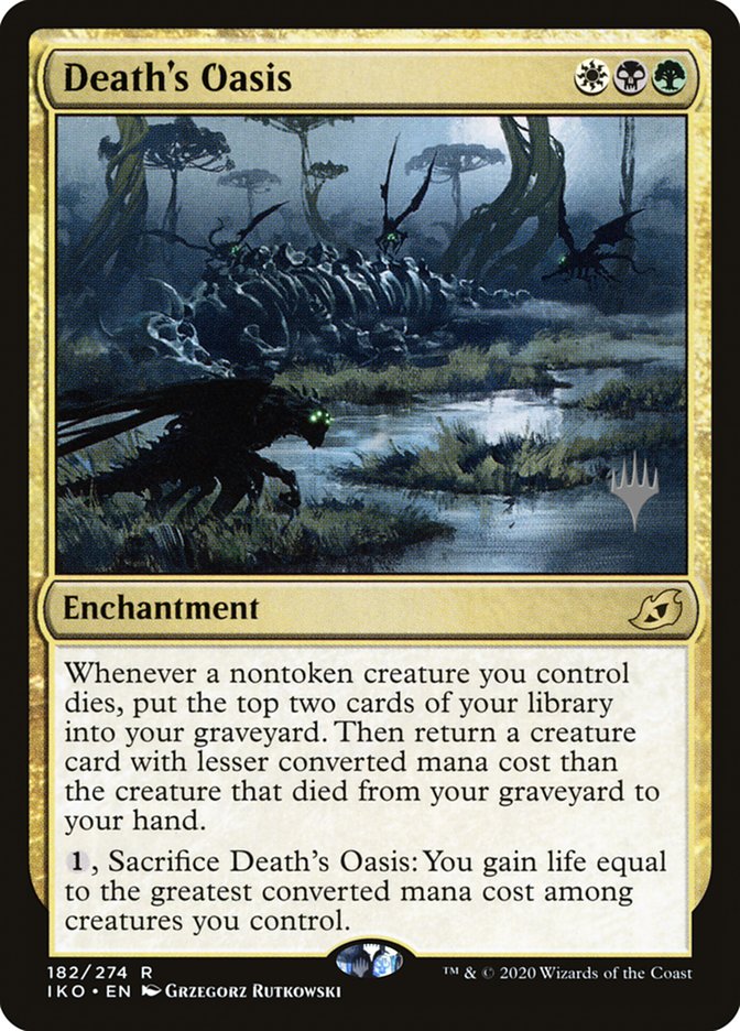 Death's Oasis (Promo Pack) [Ikoria: Lair of Behemoths Promos] | Black Swamp Games