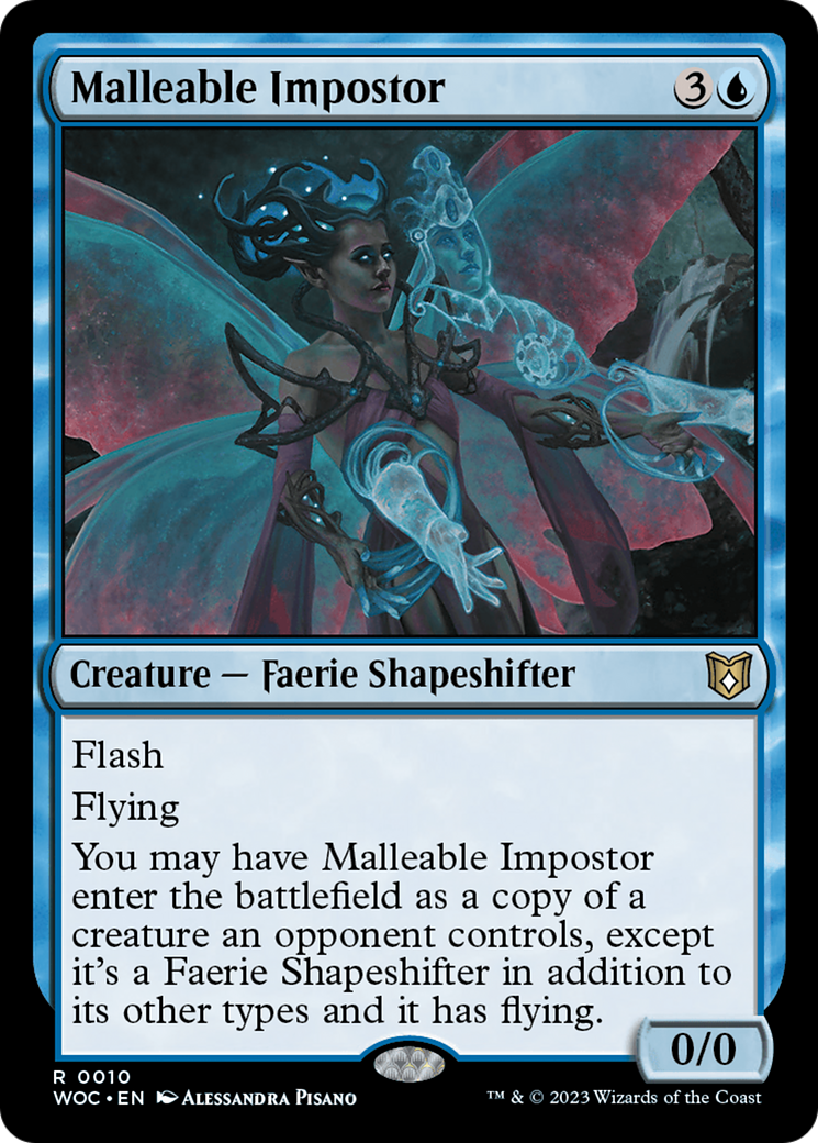 Malleable Impostor [Wilds of Eldraine Commander] | Black Swamp Games