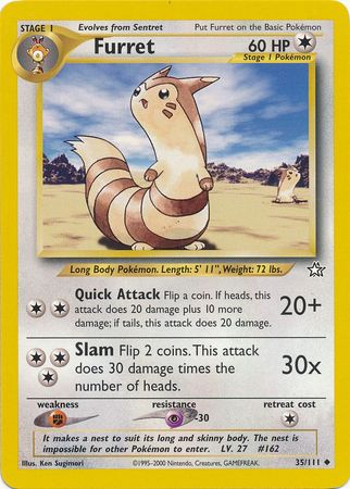 Furret (35/111) [Neo Genesis Unlimited] | Black Swamp Games