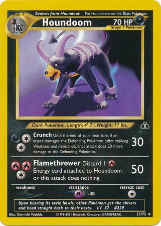 Houndoom (23/75) [Neo Discovery Unlimited] | Black Swamp Games
