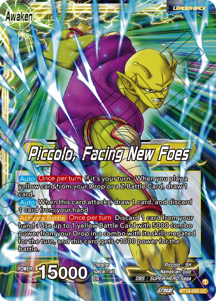 Piccolo // Piccolo, Facing New Foes (BT18-090) [Dawn of the Z-Legends] | Black Swamp Games