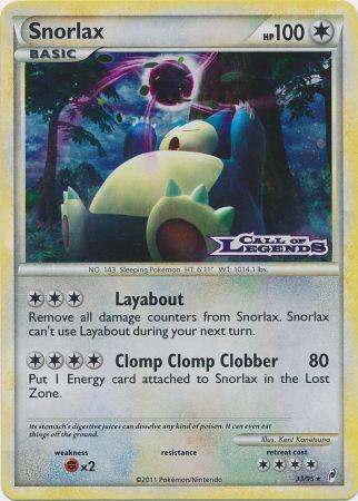 Snorlax (33/95) (Prerelease Promo) [Nintendo: Black Star Promos] | Black Swamp Games