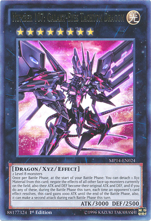 Number 107: Galaxy-Eyes Tachyon Dragon [MP14-EN024] Ultra Rare | Black Swamp Games