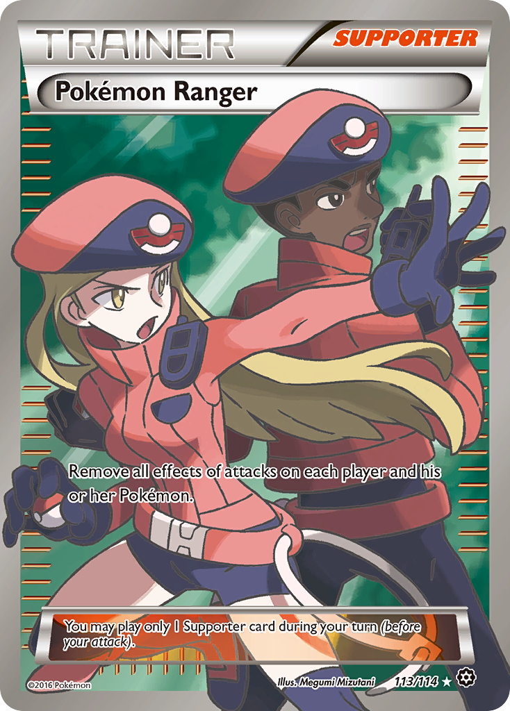 Pokemon Ranger (113/114) [XY: Steam Siege] | Black Swamp Games