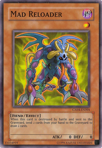 Mad Reloader (GX Tag Force 2) [GX04-EN001] Super Rare | Black Swamp Games