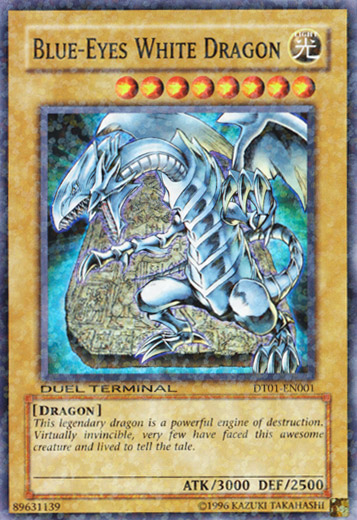 Blue-Eyes White Dragon [DT01-EN001] Super Rare | Black Swamp Games