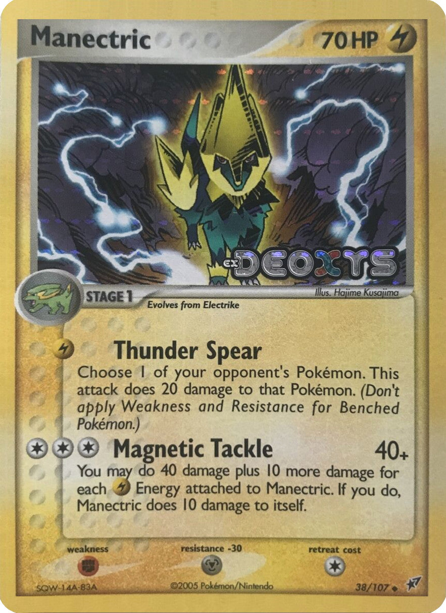 Manectric (38/107) (Stamped) [EX: Deoxys] | Black Swamp Games