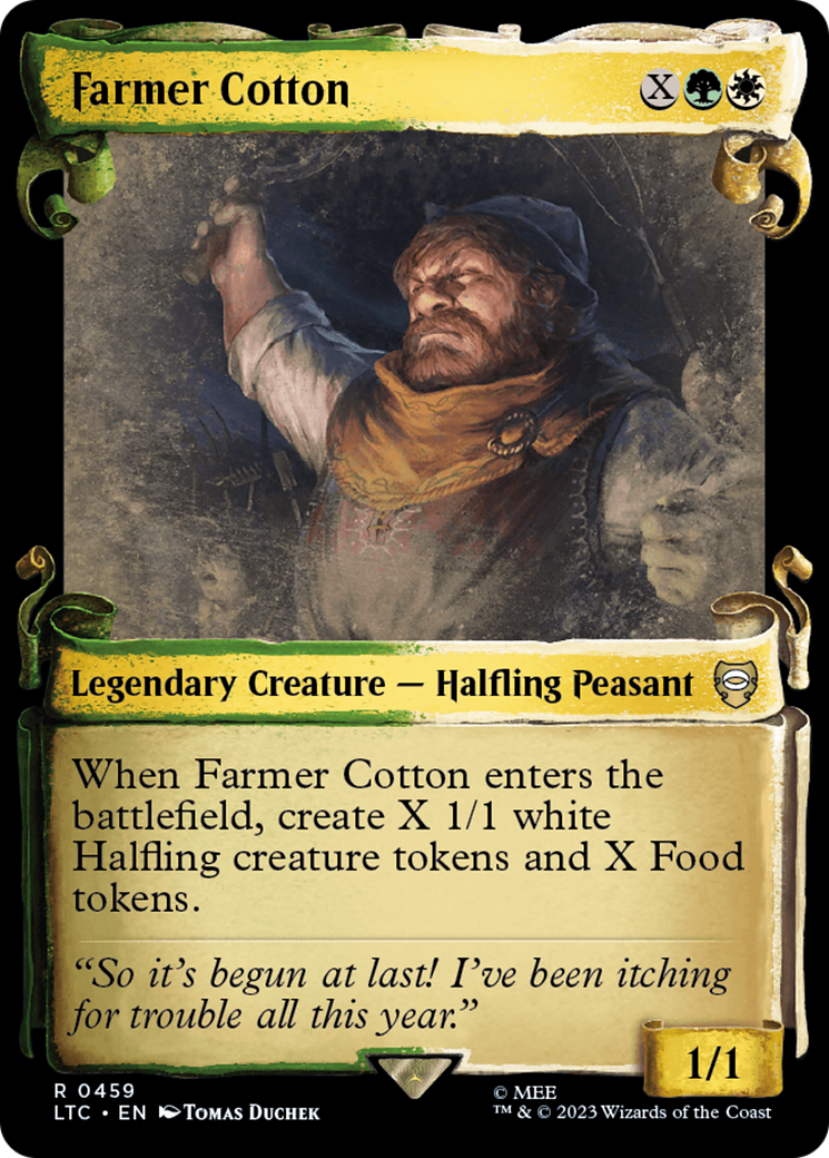 Farmer Cotton [The Lord of the Rings: Tales of Middle-Earth Commander Showcase Scrolls] | Black Swamp Games