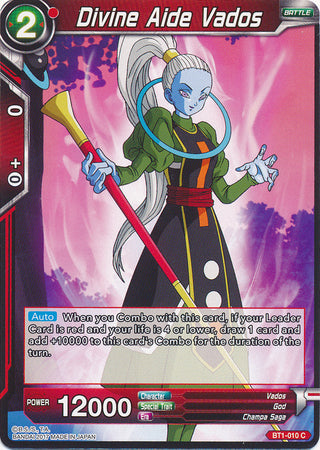 Divine Aide Vados [BT1-010] | Black Swamp Games