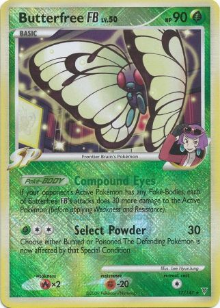 Butterfree FB LV.50 (17/147) (League Promo) [Platinum: Supreme Victors] | Black Swamp Games