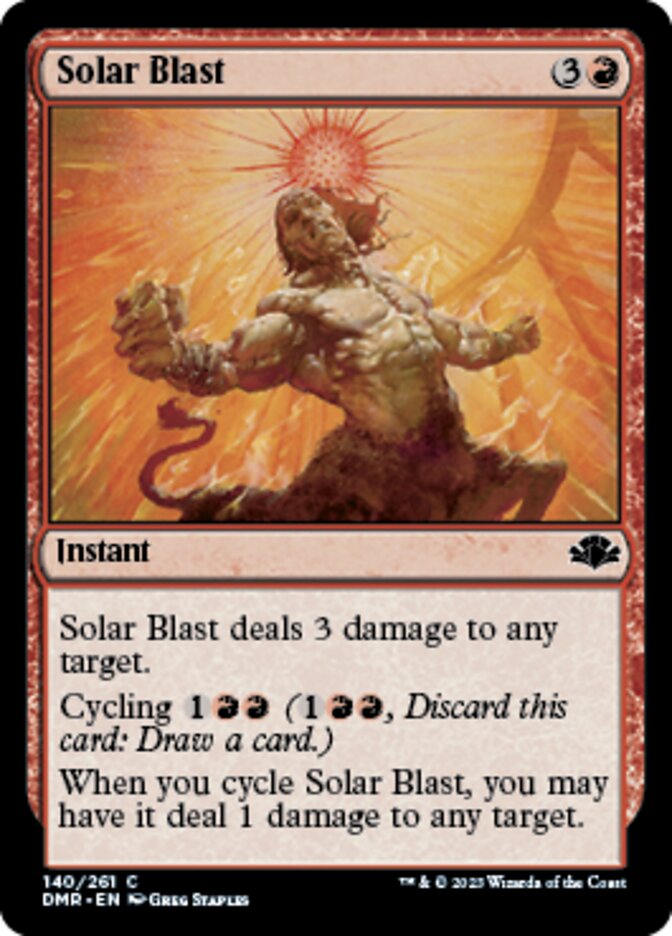 Solar Blast [Dominaria Remastered] | Black Swamp Games