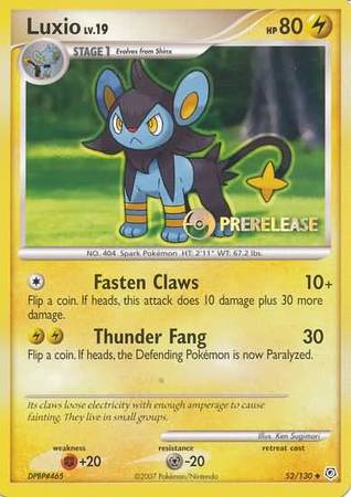 Luxio (52/130) (Prerelease Promo) [Nintendo: Black Star Promos] | Black Swamp Games