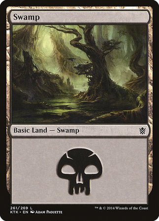 Swamp (261) [Khans of Tarkir] | Black Swamp Games
