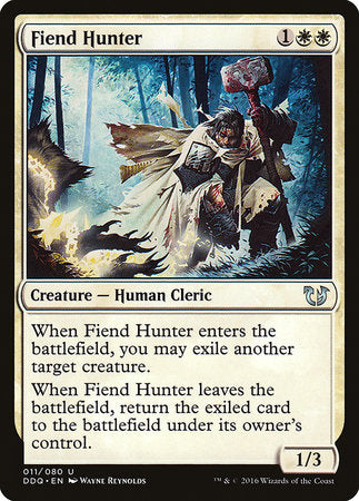 Fiend Hunter [Duel Decks: Blessed vs. Cursed] | Black Swamp Games
