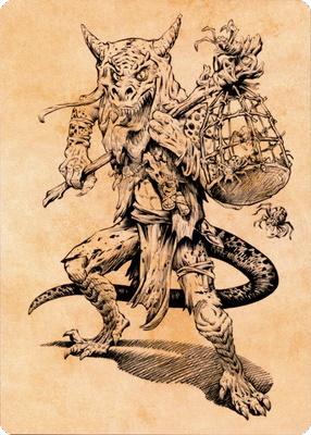 Taunting Kobold Art Card [Commander Legends: Battle for Baldur's Gate Art Series] | Black Swamp Games