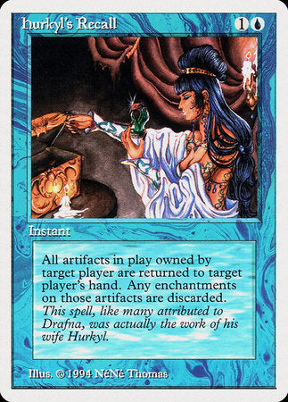 Hurkyl's Recall [Summer Magic / Edgar] | Black Swamp Games