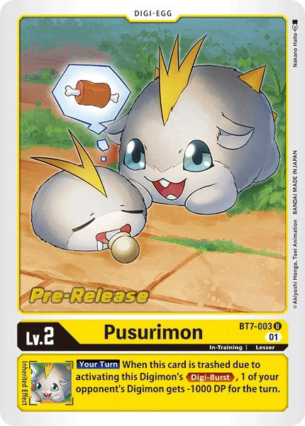 Pusurimon [BT7-003] [Next Adventure Pre-Release Cards] | Black Swamp Games