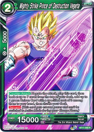 Mighty Strike Prince of Destruction Vegeta [BT11-068] | Black Swamp Games