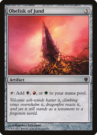 Obelisk of Jund [Commander 2013] | Black Swamp Games