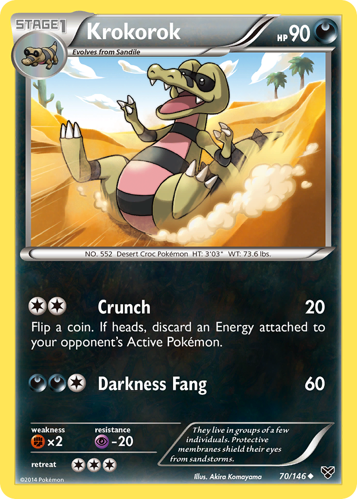 Krokorok (70/146) [XY: Base Set] | Black Swamp Games