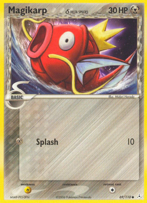 Magikarp (69/110) (Delta Species) [EX: Holon Phantoms] | Black Swamp Games