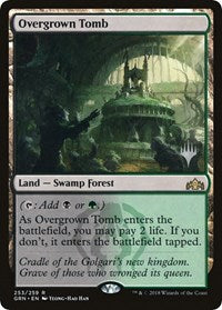 Overgrown Tomb [Promo Pack: Throne of Eldraine] | Black Swamp Games