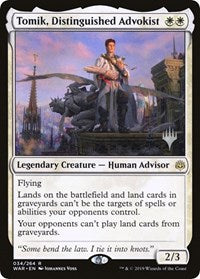 Tomik, Distinguished Advokist [Promo Pack: Throne of Eldraine] | Black Swamp Games