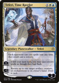 Teferi, Time Raveler [Promo Pack: Throne of Eldraine] | Black Swamp Games