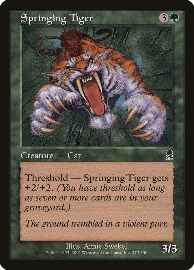Springing Tiger [Odyssey] | Black Swamp Games