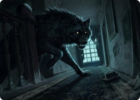 Primal Adversary Art Card [Innistrad: Midnight Hunt Art Series] | Black Swamp Games