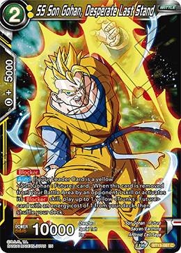 SS Son Gohan, Desperate Last Stand (Common) [BT13-097] | Black Swamp Games