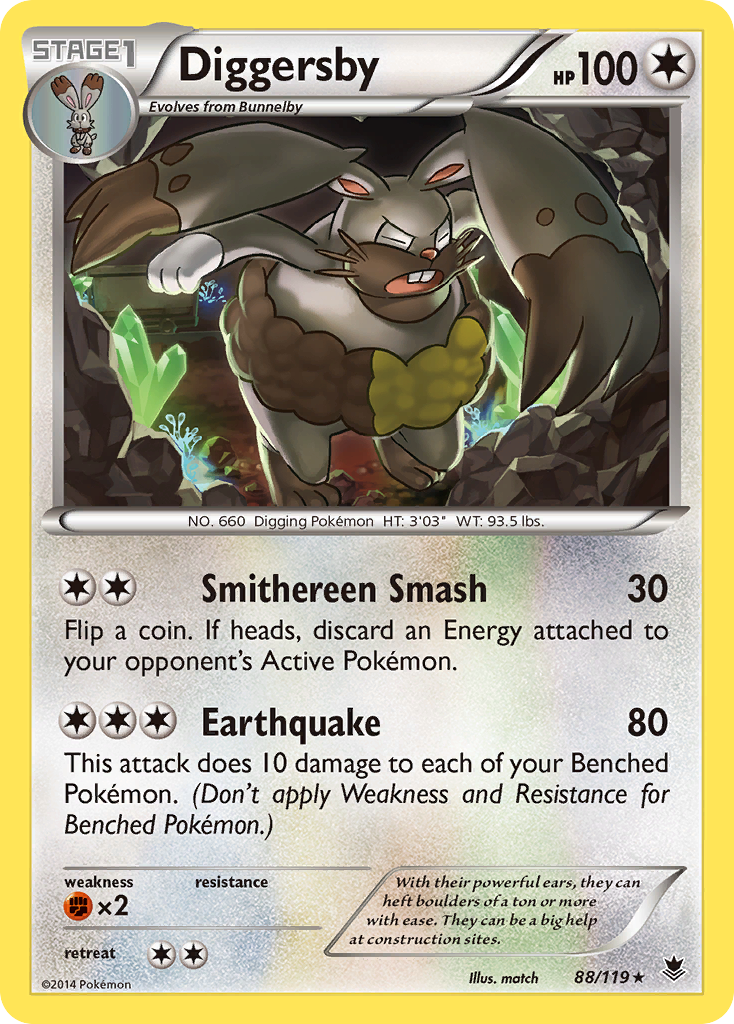 Diggersby (88/119) [XY: Phantom Forces] | Black Swamp Games