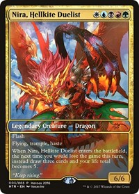 Nira, Hellkite Duelist [Unique and Miscellaneous Promos] | Black Swamp Games